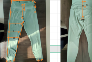 SC2502 拼接高腰长裤  