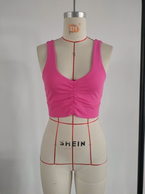 J2D0621K 前抽皱打结文胸