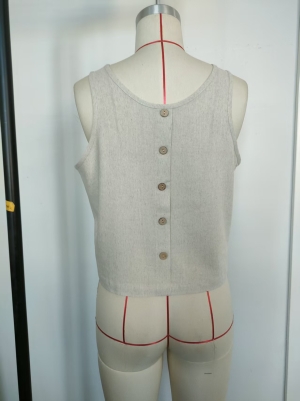 BQL2531 Women's vest (back buttons)