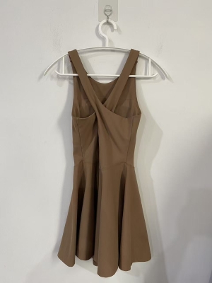 24BQ38 Back-cross sleeveless dress